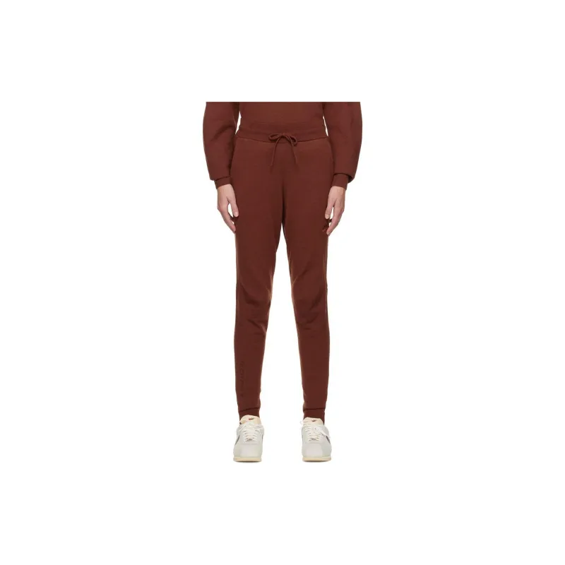 Nike Knitted Sports Pants Men's Brown Red-3