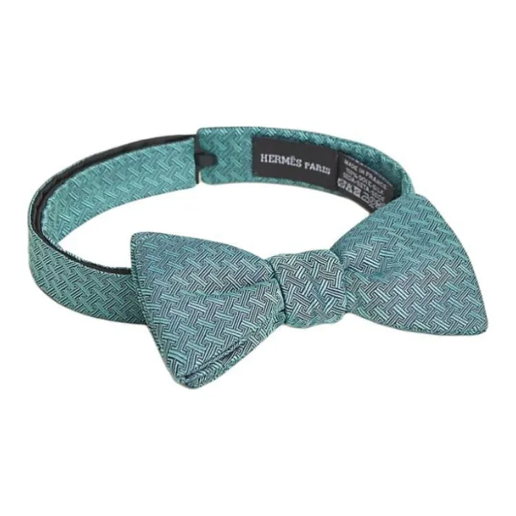 HERMES Silk Bow Tie Men's Multicolor-3