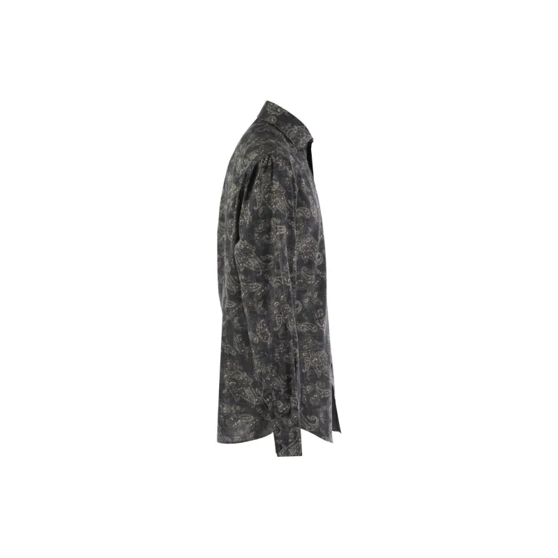 Brunello Cucinelli Paisley Printed Button Up Shirt-2