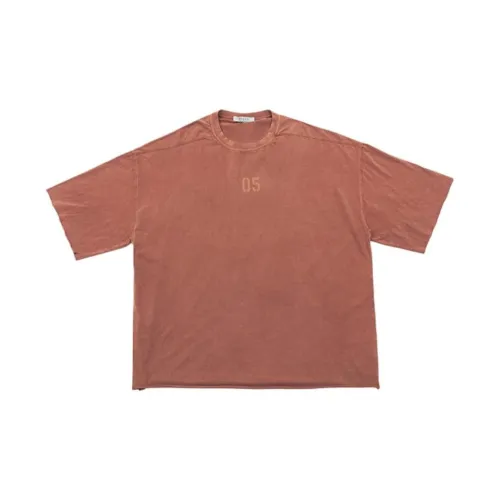 D 5 OVE T-Shirts Men FADED RED/CHAMPAGNE