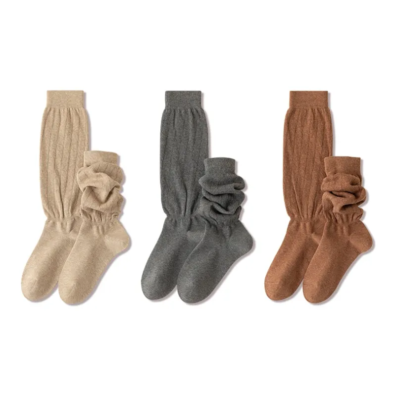 JIAZINI Mid Calf Socks Women's 3 Pack-33
