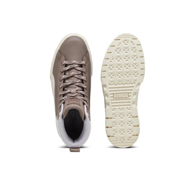 PUMA Mayze Ankle Boots Women's White Brown-3