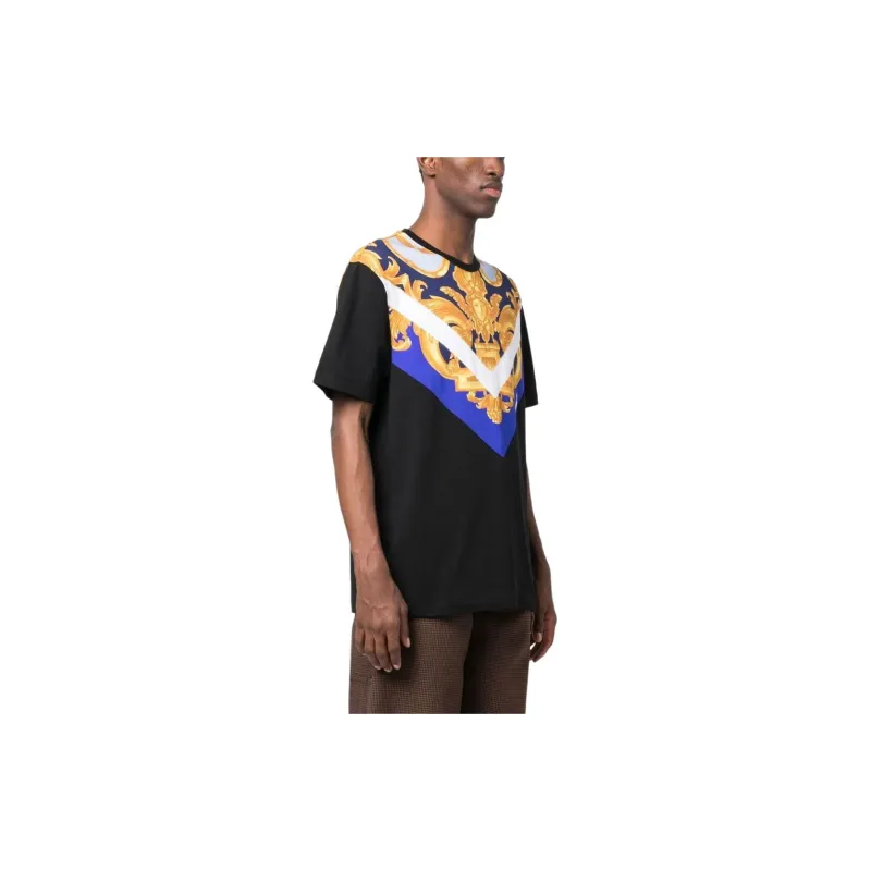 VERSACE SS23 Holiday T Shirts Men Black-4