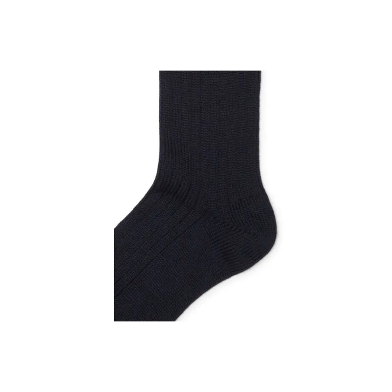 Brunello Cucinelli Striped Ribbed Knit Ankle Socks-3