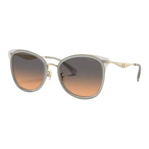 COACH Subject To Official Website Oval Sunglasses Women's Gray