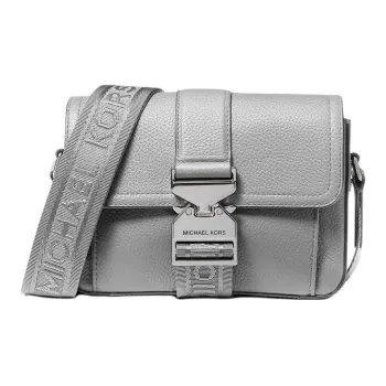 MICHAEL KORS Hudson Pebbled Leather Crossbody Bag