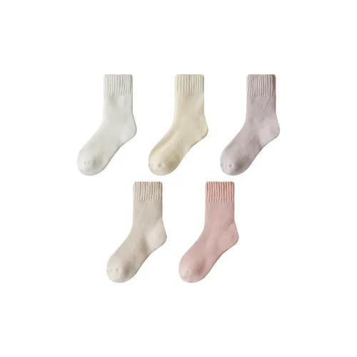 PLANDOO Mid Calf Socks Women's 5 Pack