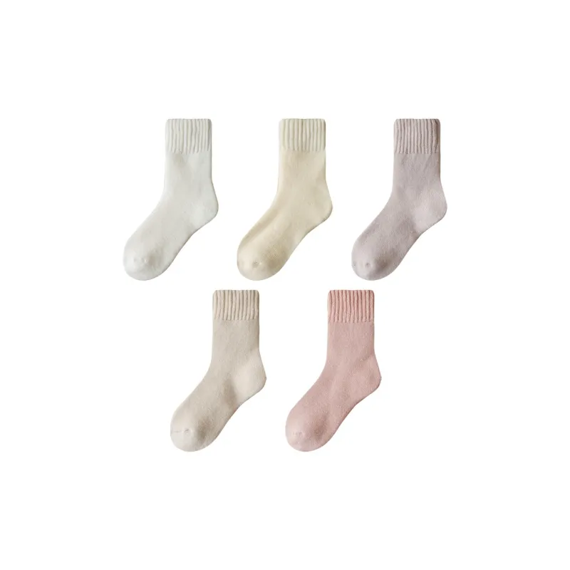 PLANDOO Mid Calf Socks Women's 5 Pack-0