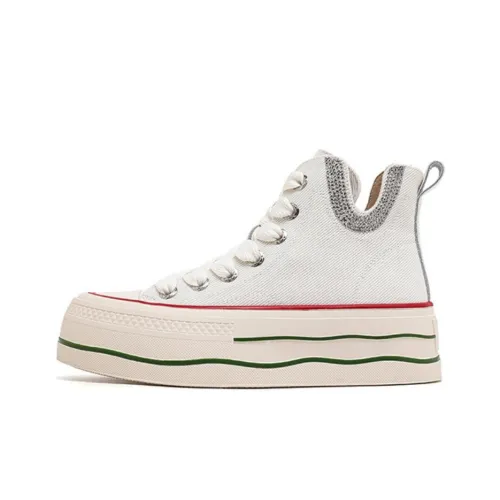 DAPHNE Canvas Shoes Women's High-Top