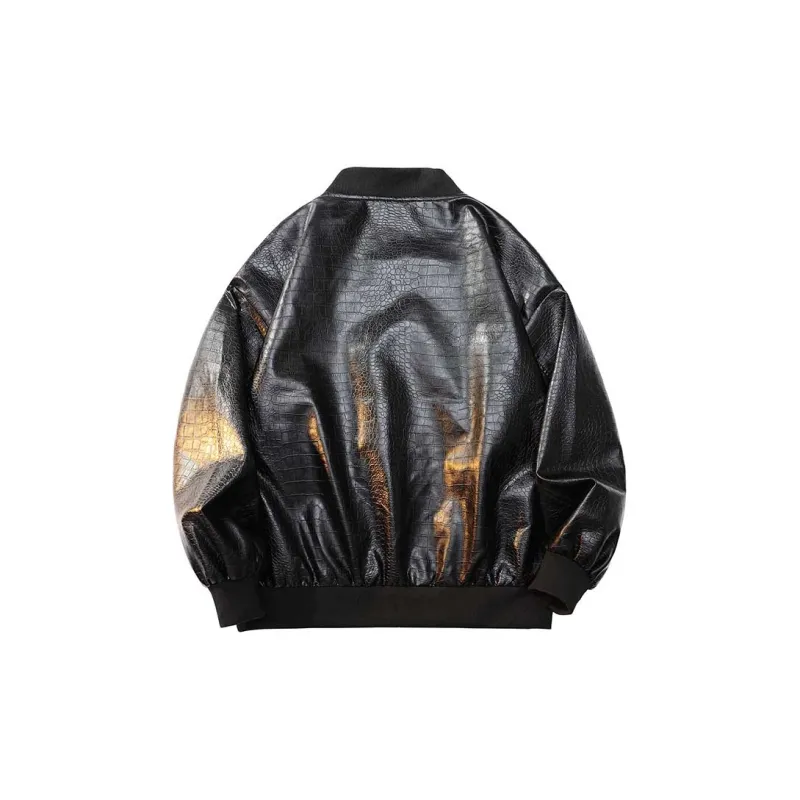 FAX FOR FMACM Leather Jacket Unisex-3
