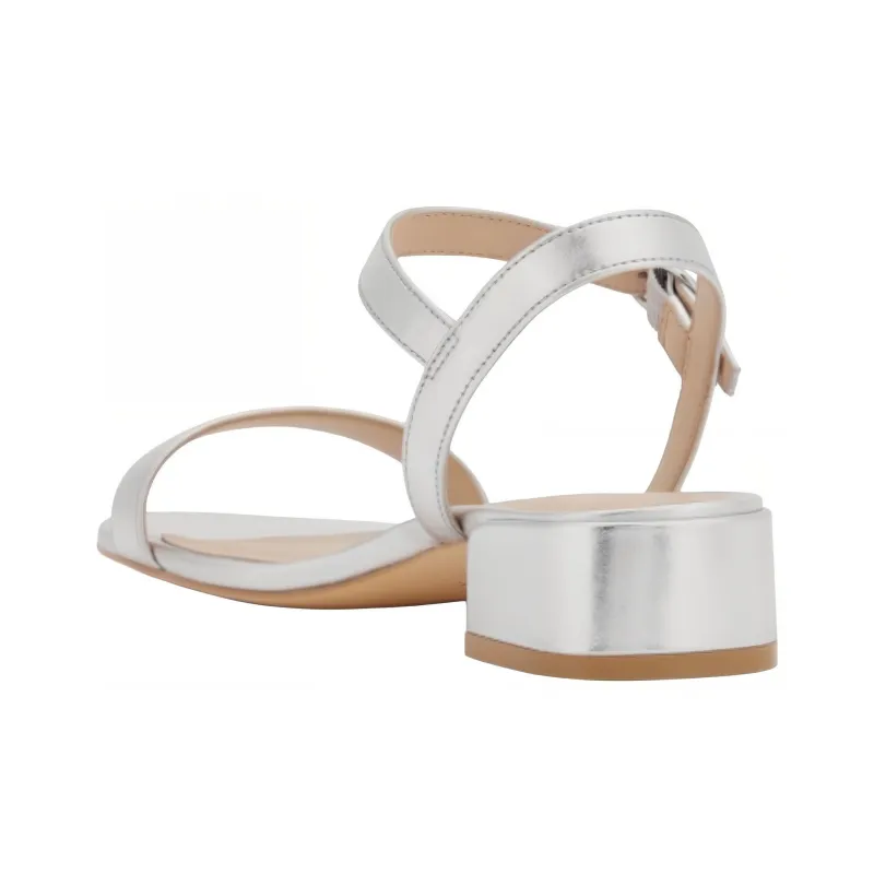 Stuart Weitzman/SW One Strap Sandals 3.5cm Women's Silver-4
