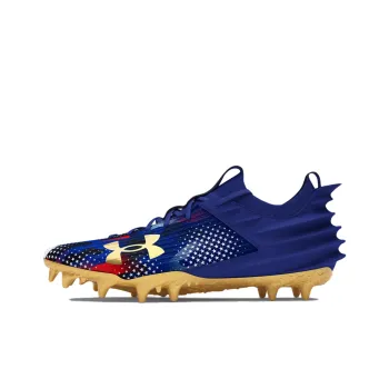 Under Armour Blur 2 Slip Resistant Breathable Soccer Shoes Men's Blue