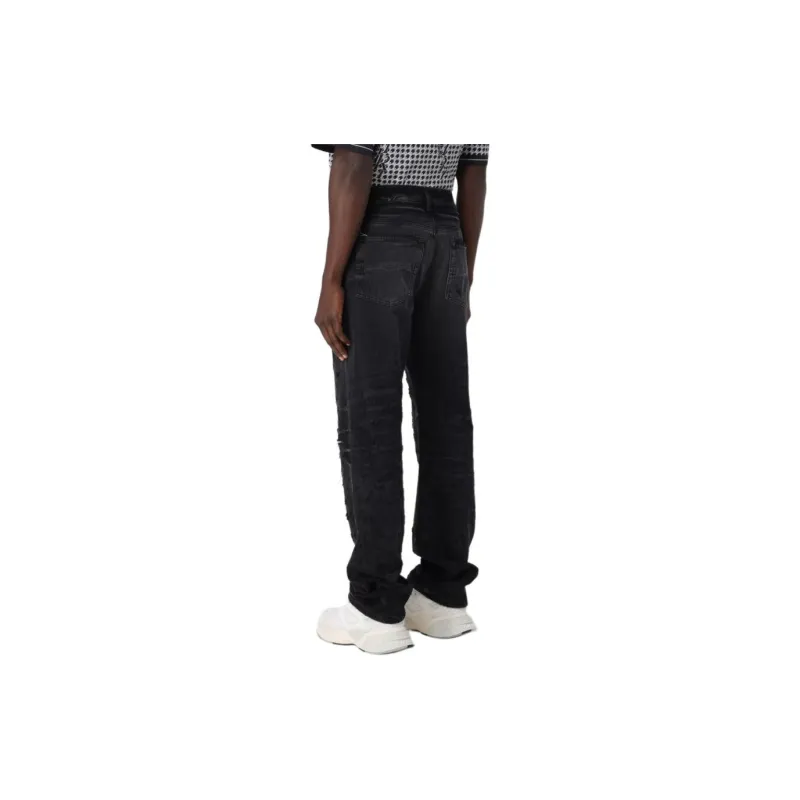 AMIRI Shotgun Distressed Straight Jeans-4
