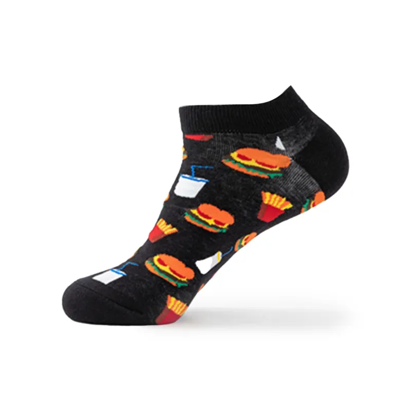Flowers In Water Ankle Socks Men's 4 Pack-4