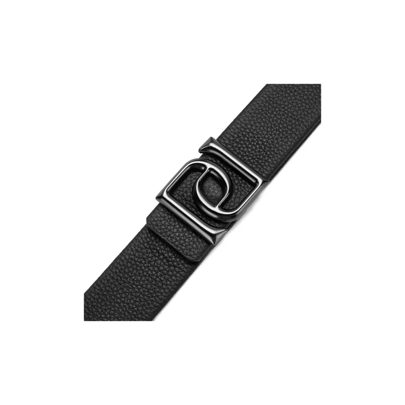 PIERRE CARDIN Top Grain Cow Leather Belts Men's Width 3.4CM-5
