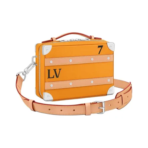 LOUIS VUITTON Handle Soft Trunk Saffron Yellow