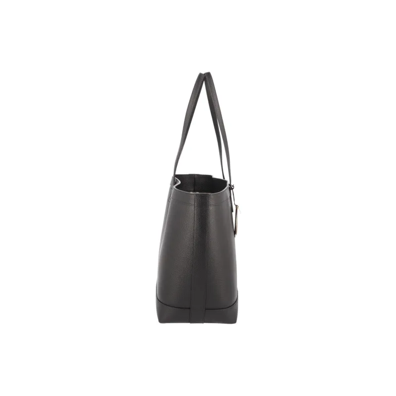 Burberry Leather Tote Bag Shopping Bag Handbag Shoulder Bag Women's Black-6