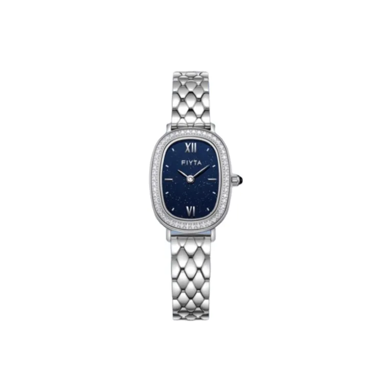 Fiyta Automatic Mechanical Movement Stainless Steel Strap Watch Unisex Blue Dial-3