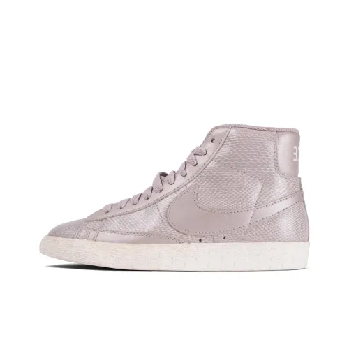 Nike Blazer Mid Skateboard Shoes Women's High-Top Pink