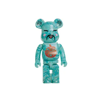 BE@RBRICK x ACU X Jahan Loh 1000% BE@RBRICK 2022 Zhao Cai Jin Bao Green Trendy Figures 70cm