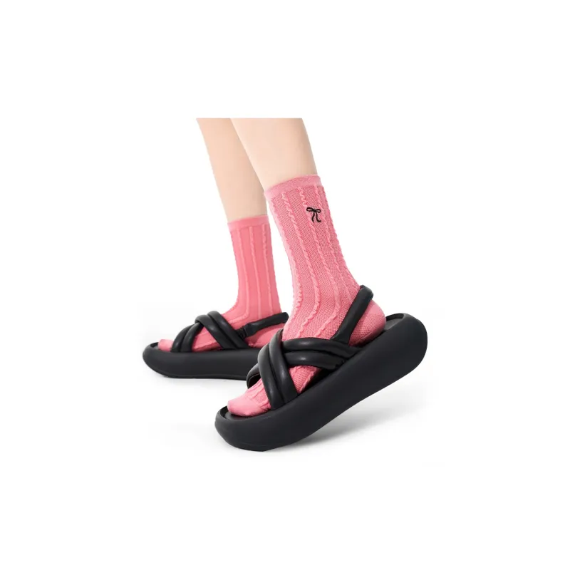 Primeet Mid Calf Socks Women's Combo Set-8