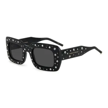 CarolinaHerrera Plastic Rectangular Sunglasses Women's Black