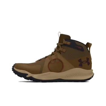 Under Armour Charged Maven Slip Resistant Water Resistant Mid Top Outdoor Shoes Men's Brown