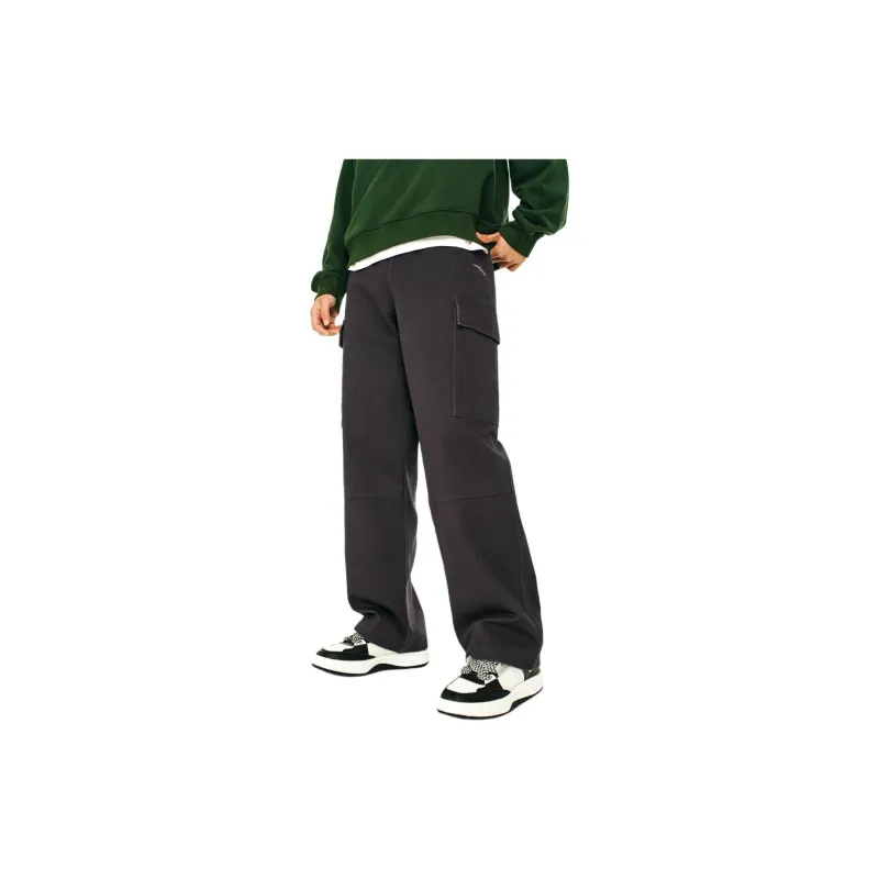 Anta Life Collection Casual Pants Men's Earth Gray-3