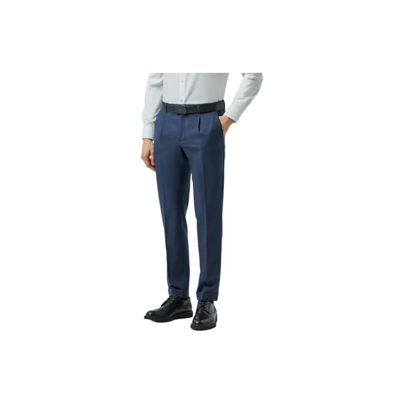 DIKENI Suit Trouser Men's Blue White Stripes-1