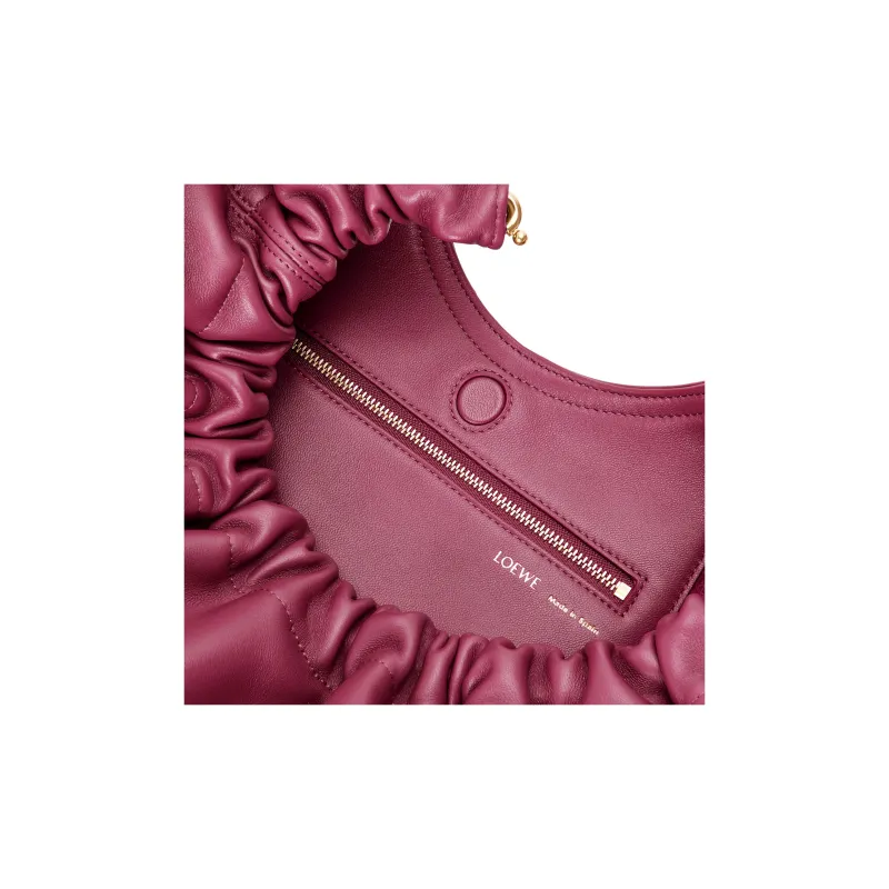 LOEWE Nappa Sheepskin Shoulder Bag, Crossbody Bag, Handbag Medium Size Women's Crimson-8