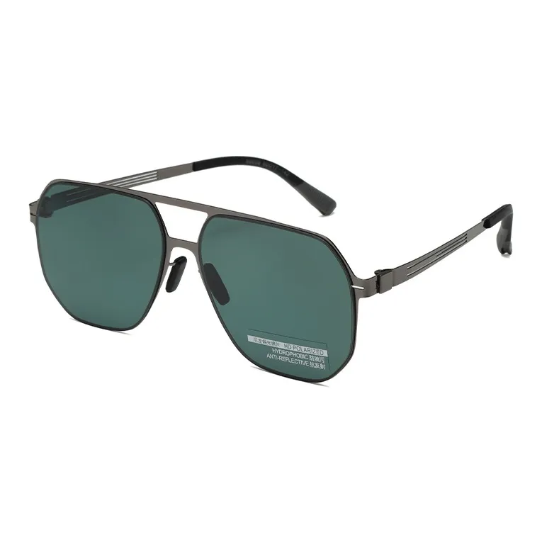LEARNING RESOURCES Metal Square Sunglasses Men's-4