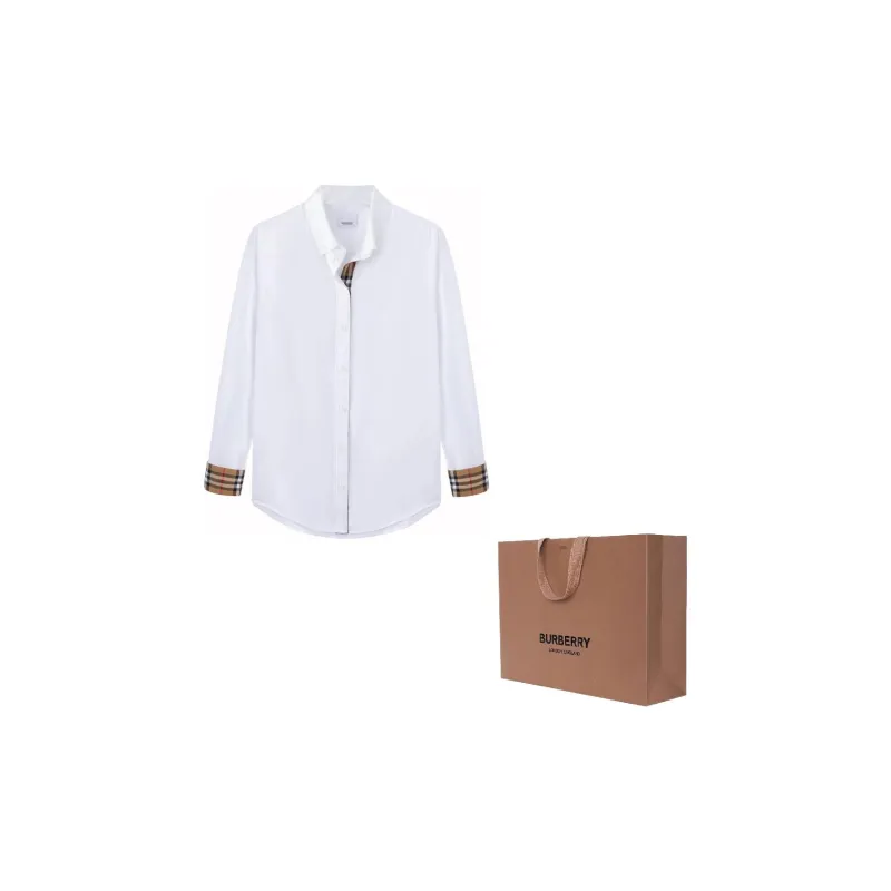Burberry Shirts Women's White-4