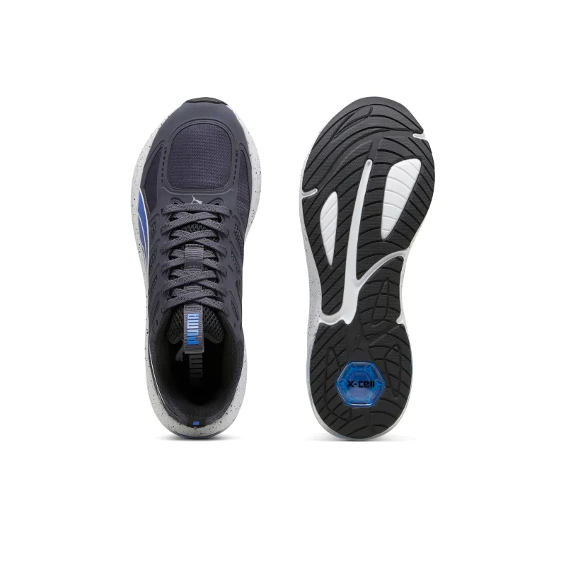 PUMA X Cell Lightspeed Anti Slip Wear Resistant Low Top Running Shoes Men's Gray Blue-3