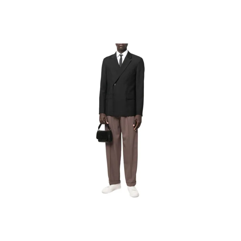 GUCCI Wool GUCCI Label Trousers-1