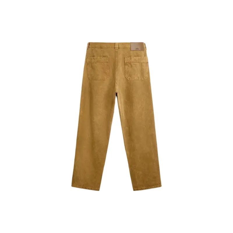 ZARA Jeans Men Yellow Ochre-1