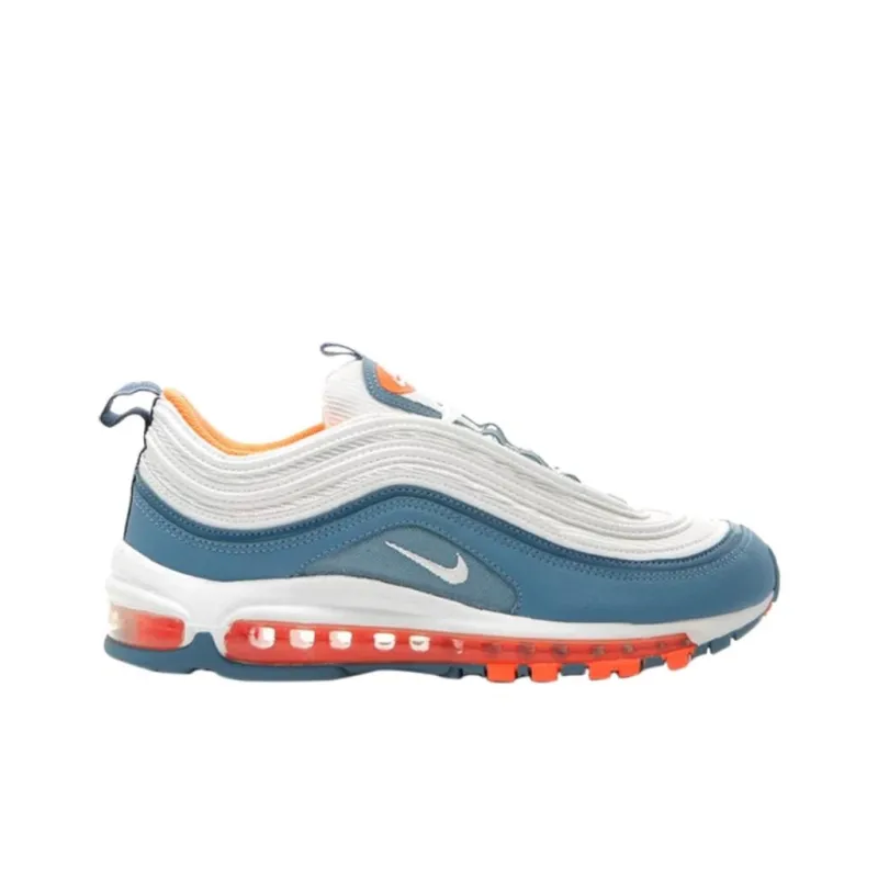 Nike Air Max 97 Anti Slip Wear Resistant Low Top Casual Shoes Unisex White-1