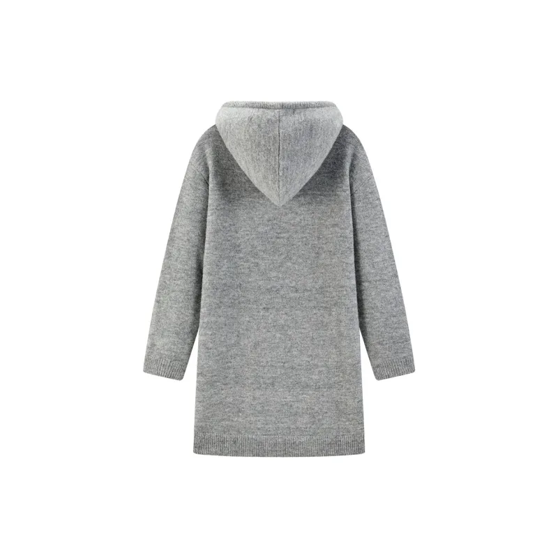 LEDIN Long Sleeved Dresses Women's Tin Gray-1