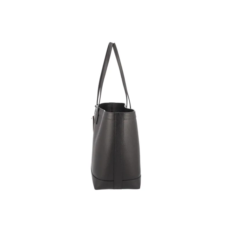 Burberry Leather Tote Bag Shopping Bag Handbag Shoulder Bag Women's Black-5