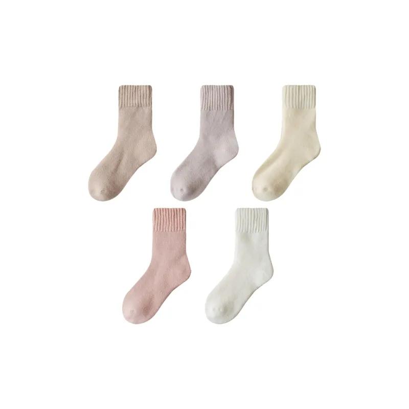 PLANDOO Mid Calf Socks Women's 5 Pack-6