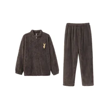 Aannsfam Pajama Set Men's Cocoa Brown