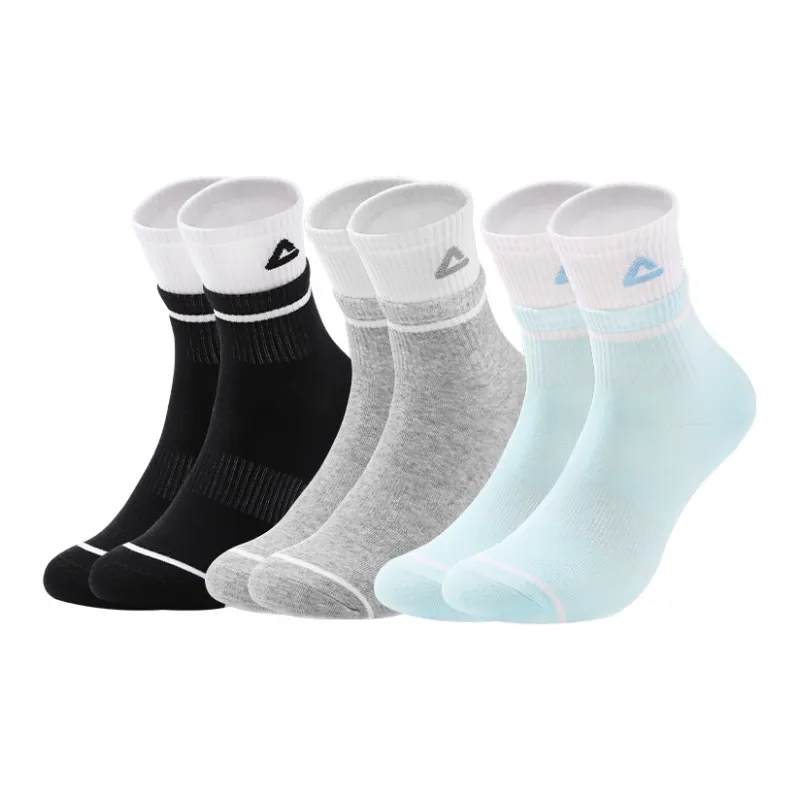 PEAK Knee High Socks Unisex 3 Pack-13