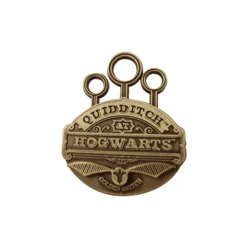 HARRY POTTER Harry Potter Quidditch Vintage Metal Alloy Brooch Gold Snitch Rotatable Badges