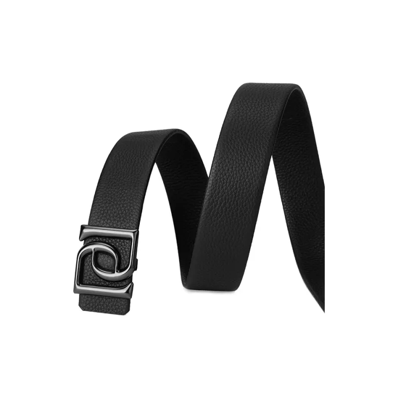 PIERRE CARDIN Top Grain Cow Leather Belts Men's Width 3.4CM-4