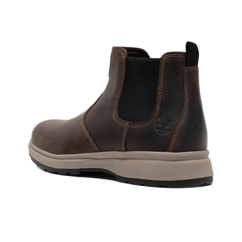 Timberland Short Chelsea Boots Men's Dark Brown-2