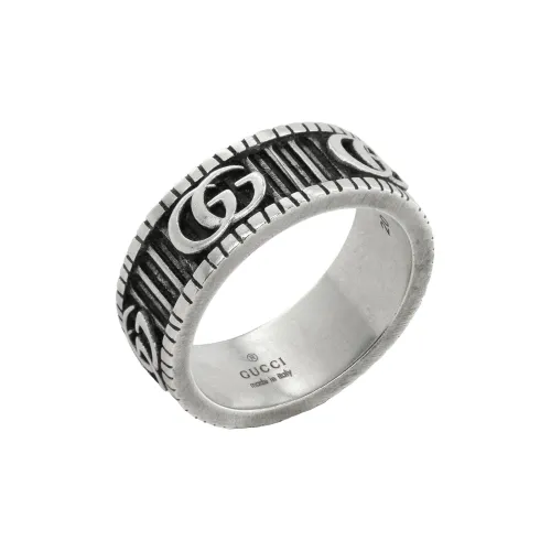 GUCCI 925 Sterling Silver Rings Unisex