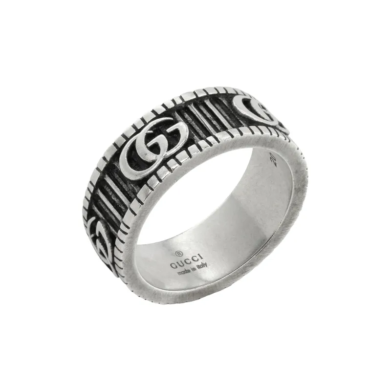 GUCCI 925 Sterling Silver Rings Unisex-0