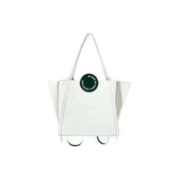 MUYSO Eco Friendly Recycled Leather Backpack Women's White