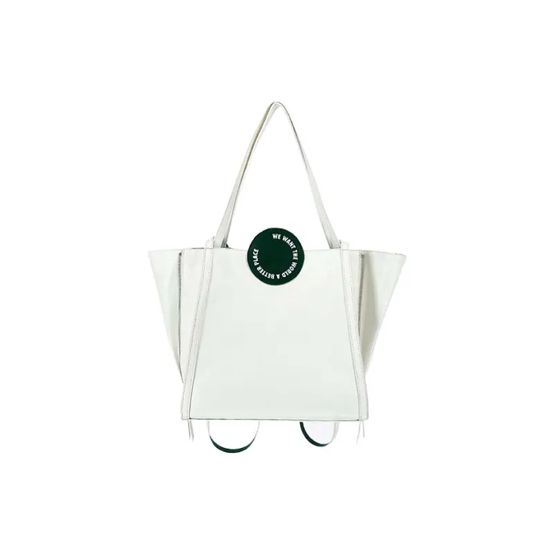 MUYSO Eco Friendly Recycled Leather Backpack Women's White-0