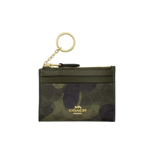 COACH Signature Card Holders Green