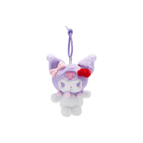 Hello Kitty Polyester Keychains Unisex Purple White